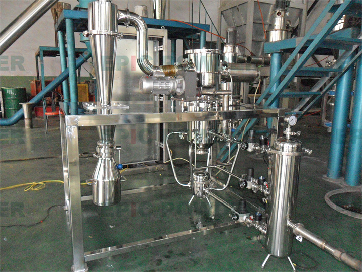 实验型扁平式气流粉碎机