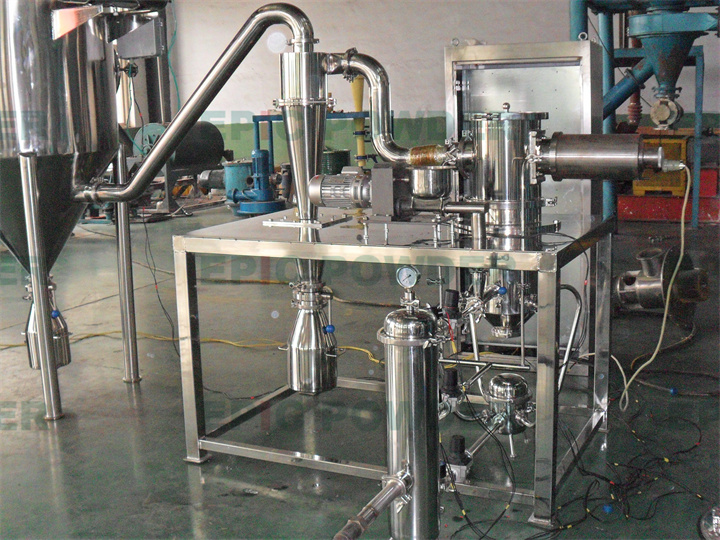 实验型对喷式气流磨